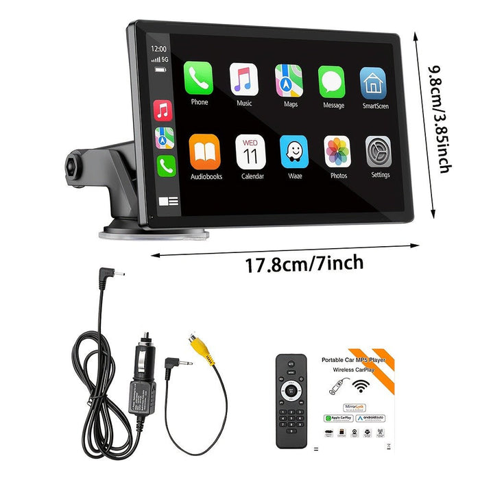 Pantalla CarPlay y Android Auto portátil 7"