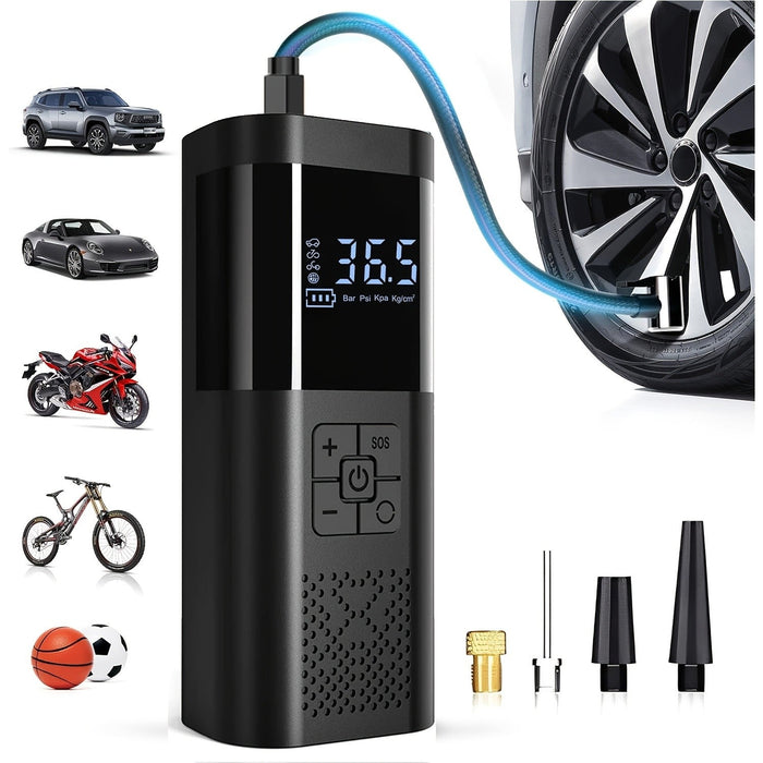 Inflador de neumáticos portátil 150 PSI